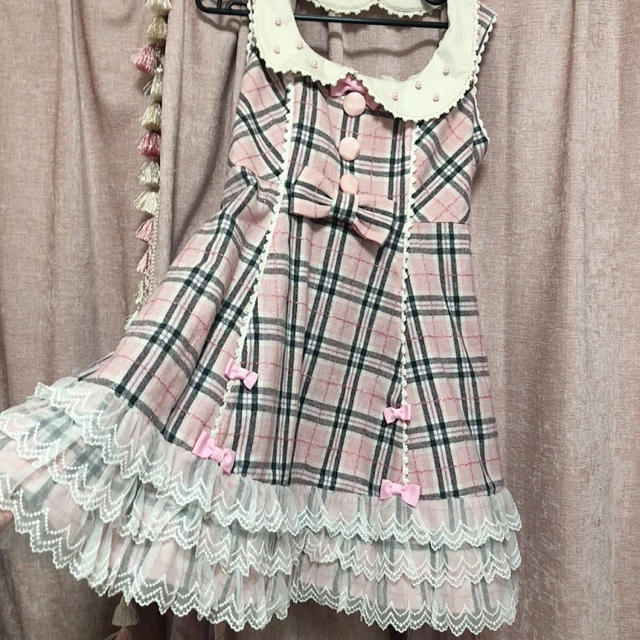 Angelic Pretty - Angelic Pretty ピンクタータンチェック ワンピース