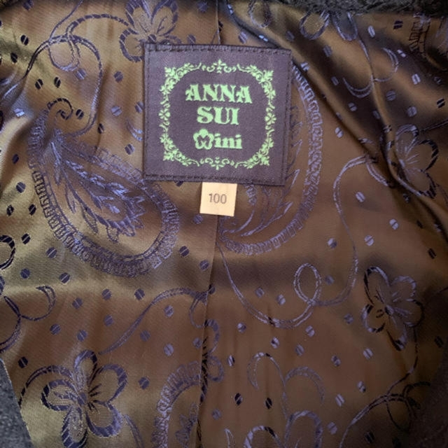 ANNA SUI mini(アナスイミニ)の★新品★アナスイミニダウンコート★ キッズ/ベビー/マタニティのキッズ服女の子用(90cm~)(コート)の商品写真