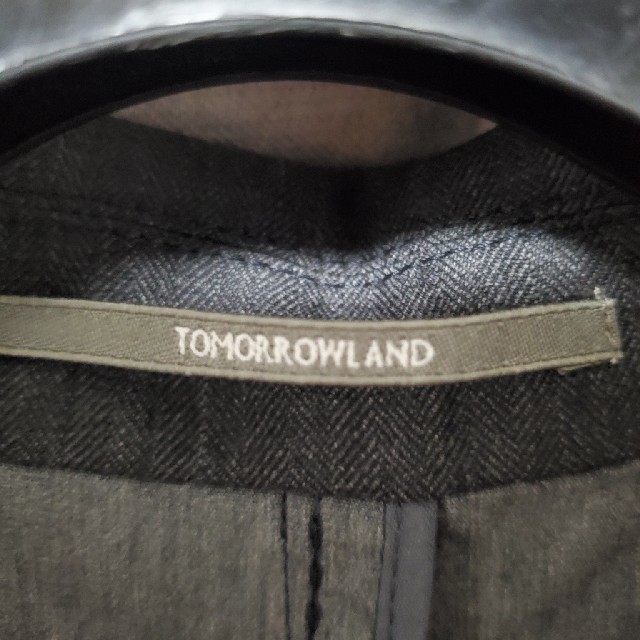 TOMORROWLAND(トゥモローランド)のTOMORROWLAND　ストライプ柄テーラードジャケット メンズのジャケット/アウター(テーラードジャケット)の商品写真