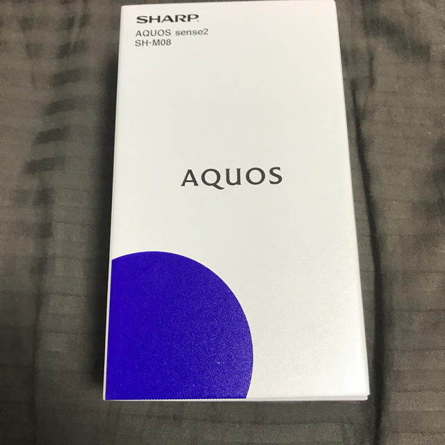 AQUOS(アクオス)のAQUOS sense2 ニュアンスブラック スマホ/家電/カメラのスマートフォン/携帯電話(スマートフォン本体)の商品写真