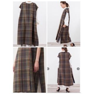 yori 18AW ウールチェックジレ ☆美品☆ ヨリの通販 by rabiusa's shop ...