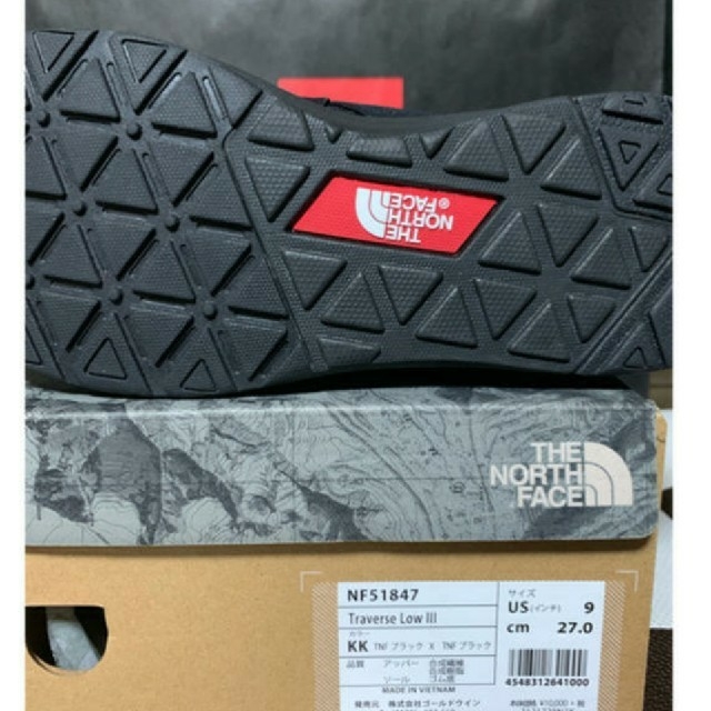 THE NORTH FACE(ザノースフェイス)のノースフェイス　トラバースロー メンズの靴/シューズ(スニーカー)の商品写真