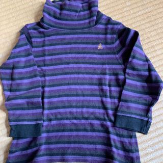 ベビーギャップ(babyGAP)のベビーgap ボーダー タートルネック ティーシャツ 100(Tシャツ/カットソー)