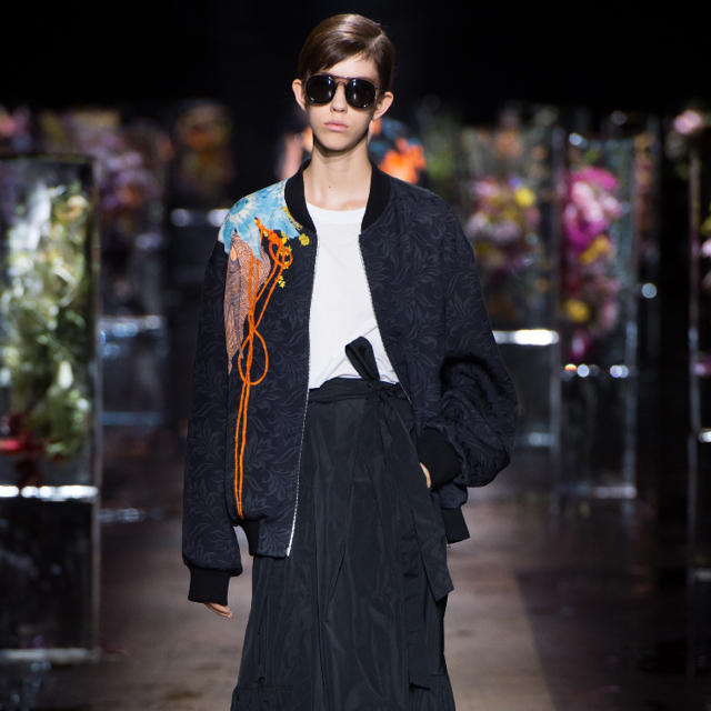 dries van noten 17ss ジャガードブルゾン