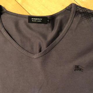 バーバリーブラックレーベル(BURBERRY BLACK LABEL)のバーバリーブラックレーベル チャコールグレー Tシャツ長袖(Tシャツ/カットソー(七分/長袖))