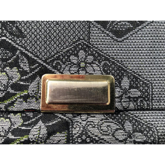 和装バッグ 長財布 クラッチバッグ グレー レディースのバッグ(クラッチバッグ)の商品写真