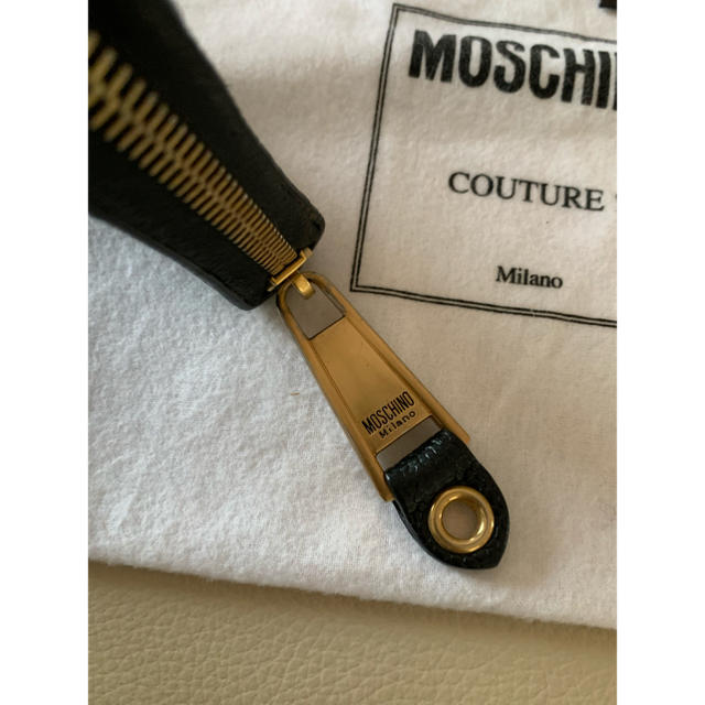 MOSCHINO(モスキーノ)の【美品】モスキーノ　長財布　ブラック レディースのファッション小物(財布)の商品写真