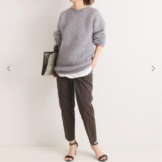 【新品・2019AW完売品】チノクロスストレッチパンツ ブラウン 40