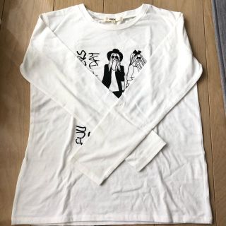 オゾック(OZOC)の白Tシャツ　長袖(Tシャツ(長袖/七分))