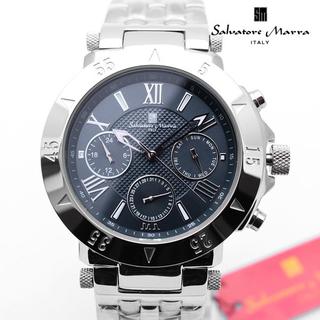 サルバトーレマーラ(Salvatore Marra)のサルバトーレマーラ 腕時計 メンズ ネイビー デイデイト ブランド(腕時計(アナログ))