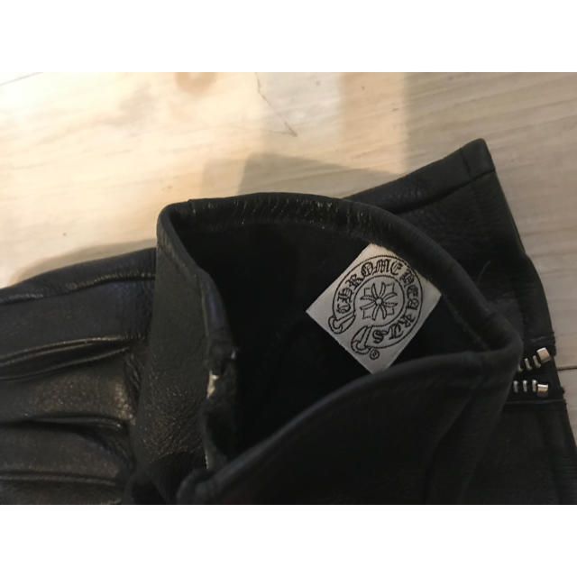 Chrome Hearts(クロムハーツ)のクロムハーツ　レザー グローブ　手袋 メンズのファッション小物(手袋)の商品写真
