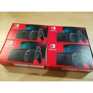 ニンテンドースイッチ(Nintendo Switch)の【新型】任天堂スイッチ　新品未使用　グレー(家庭用ゲーム機本体)