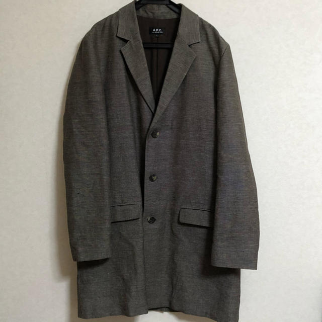 A.P.C(アーペーセー)の【定価約¥75,000】A.P.C. （アーペーセー)チェスターコート メンズのジャケット/アウター(チェスターコート)の商品写真