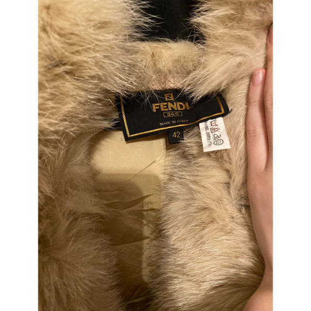 FENDI ファー付き　ロングコート 1