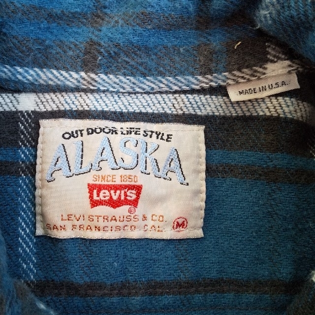 Levi's(リーバイス)のLevi's  アラスカ ネルシャツ  ブルー メンズのトップス(シャツ)の商品写真