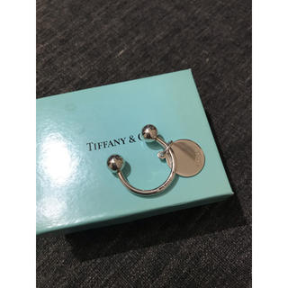 ティファニー(Tiffany & Co.)の【美品】ティファニー タグ付きキーリング　シルバー925(キーホルダー)