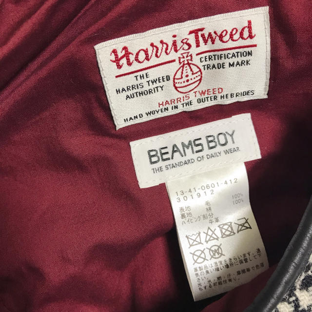 Harris Tweed(ハリスツイード)のHarris Tweed チェック ベレー帽 レディースの帽子(ハンチング/ベレー帽)の商品写真