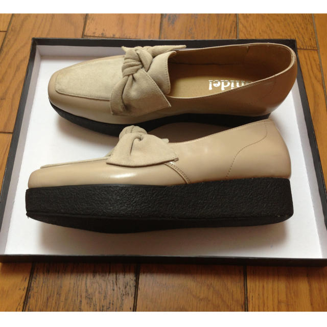 SNIDEL(スナイデル)のsnidel リボン付きシューズ レディースの靴/シューズ(ローファー/革靴)の商品写真