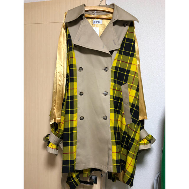 COMME des GARCONS(コムデギャルソン)のKIDILL★18aw トレンチコート 黄 メンズのジャケット/アウター(トレンチコート)の商品写真