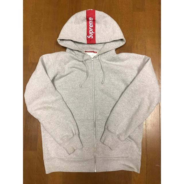 womens logo tape zip up hoodie