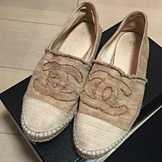 シャネル(CHANEL)のシャネル エスパドリーユ 正規(スリッポン/モカシン)