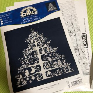 フェリシモ(FELISSIMO)のフェリシモ DMC Christmas tree 刺繍図案(型紙/パターン)