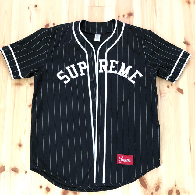 正月最終値下げ　supreme baseball shirt