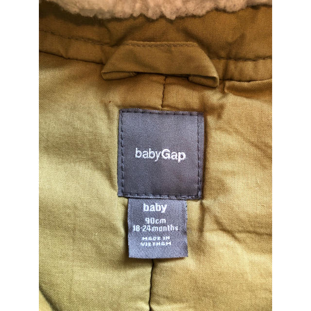 babyGAP(ベビーギャップ)のbaby Gap 中綿入りモッズコート 90cm キッズ/ベビー/マタニティのキッズ服女の子用(90cm~)(コート)の商品写真