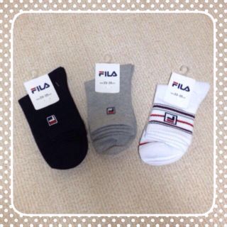 フィラ(FILA)の【未使用品】 FILA靴下3点セット  (ソックス)