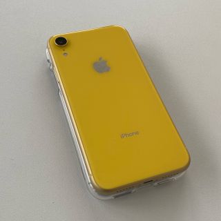 アップル(Apple)の【美品】iPhone XR 128GB Yellow SIMフリー(スマートフォン本体)