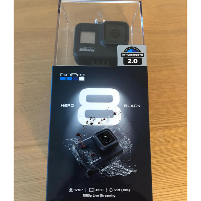 GoPro(ゴープロ)の【新品未開封】GoPro HERO 8 BLACK ゴープロ ヒーロー8 スマホ/家電/カメラのカメラ(ビデオカメラ)の商品写真