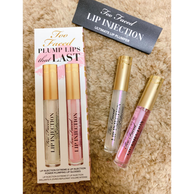 Too Faced(トゥフェイス)のToo Faced リップインジェクションエクストリームピンク♡ コスメ/美容のベースメイク/化粧品(リップグロス)の商品写真