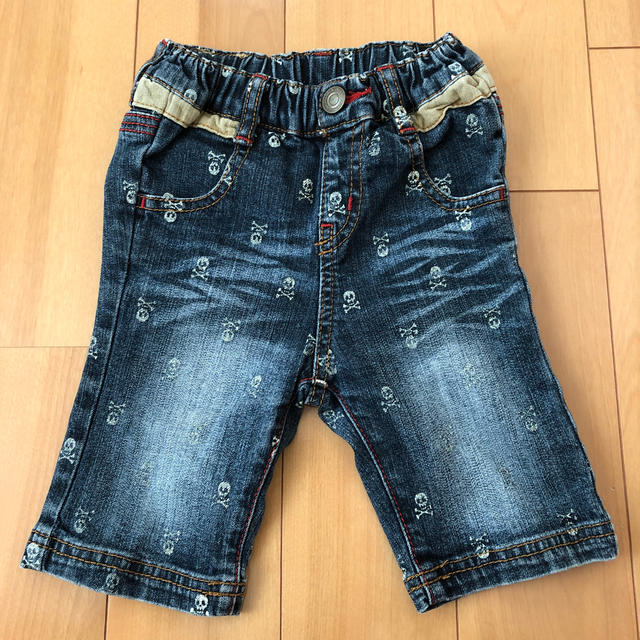 JUNK STORE(ジャンクストアー)のJUNK STORE デニム ハーフパンツ 90 キッズ/ベビー/マタニティのキッズ服男の子用(90cm~)(パンツ/スパッツ)の商品写真