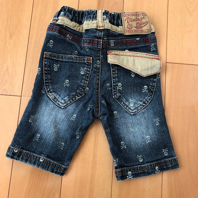 JUNK STORE(ジャンクストアー)のJUNK STORE デニム ハーフパンツ 90 キッズ/ベビー/マタニティのキッズ服男の子用(90cm~)(パンツ/スパッツ)の商品写真