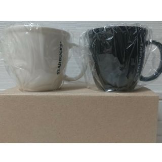 スターバックスコーヒー(Starbucks Coffee)のykym様用【新品】スターバックス デミタスカップ 白・黒 セット 非売品(ノベルティグッズ)