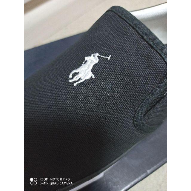 Ralph Lauren(ラルフローレン)の流星様　3点　新品　ラルフローレン　スリッポン　24.7　ブラック レディースの靴/シューズ(スリッポン/モカシン)の商品写真