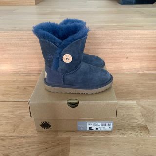 アグ(UGG)のUGG kids 17㌢ ネイビー 傷あり(ブーツ)