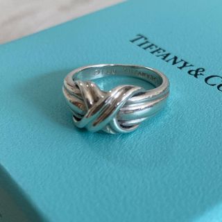 ティファニー(Tiffany & Co.)のTiffany ティファニー　シルバーリング　シグネチャーリング　10号(リング(指輪))