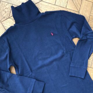 ポロラルフローレン(POLO RALPH LAUREN)のポロラルフローレン　タートルネックロングスリーブ　ネイビー(Tシャツ/カットソー)