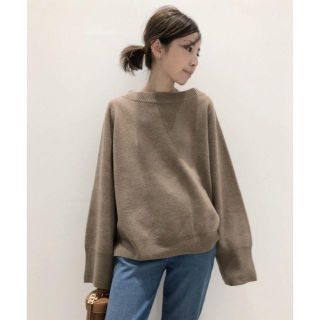 ドゥーズィエムクラス(DEUXIEME CLASSE)のアパルトモン購入ボートネックWide Knit(ニット/セーター)