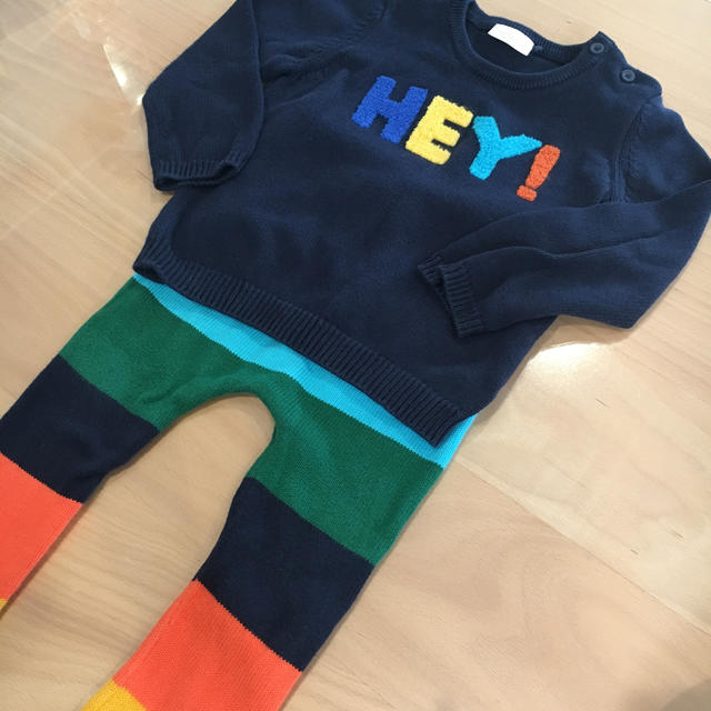 NEXT(ネクスト)の値下げ☆next セットアップ☆12-18ヶ月 キッズ/ベビー/マタニティのキッズ服男の子用(90cm~)(ニット)の商品写真