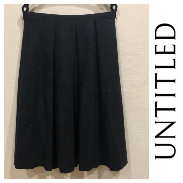 UNTITLED(アンタイトル)の美品 アンタイトル ♡ スカート レディースのスカート(ひざ丈スカート)の商品写真