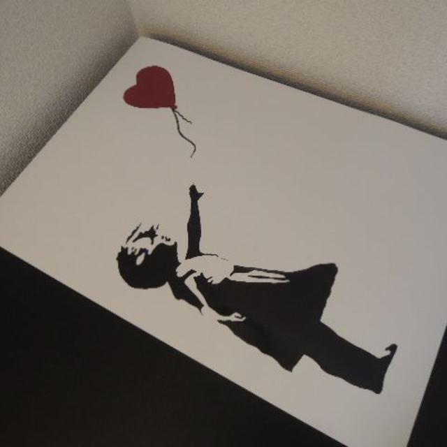 A3 ポスター banksy バンクシー 風船 少女 42cm×30cmの通販 by フォト｜ラクマ