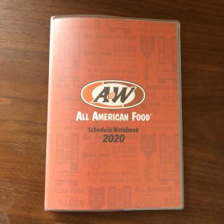 レア品　A&W 沖縄限定スケジュール帳(カレンダー/スケジュール)