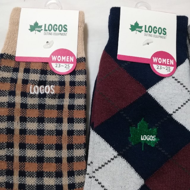 LOGOS(ロゴス)の4足 グンゼ ロゴス ソックス 靴下 レディース レディースのレッグウェア(ソックス)の商品写真