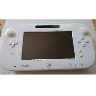 ウィーユー(Wii U)の【期間限定値段相談】WiiU ゲームパッド シロ(家庭用ゲーム機本体)