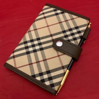 バーバリー(BURBERRY)のBurberry☆シャープペン付きミニ手帳☆未使用(その他)