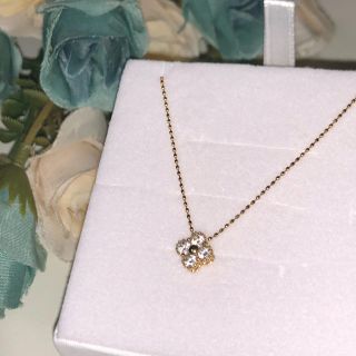 ジュエリーツツミ(JEWELRY TSUTSUMI)のK18YG ダイアモンドプチネックレス(ネックレス)