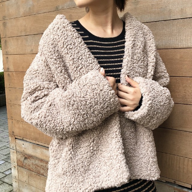 COCO DEAL - ボアノーカラーブルゾン の通販 by みみみ's shop COCO DEAL - ボアノーカラーブルゾン の通販 by みみみ's shop