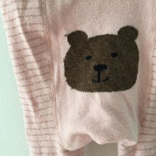 ベビーギャップ(babyGAP)のくまさんタイツ 🐻 ラメボーダー(靴下/タイツ)